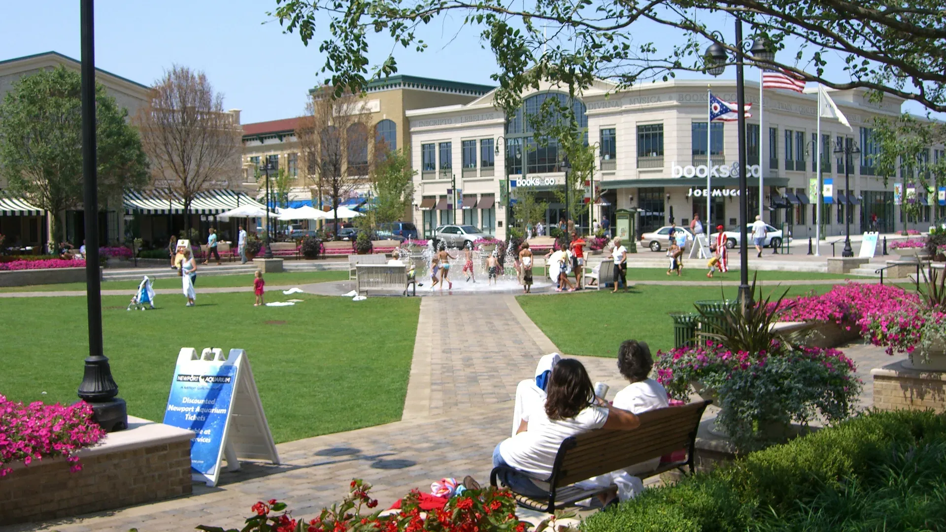 A residential street in Beavercreek, OH