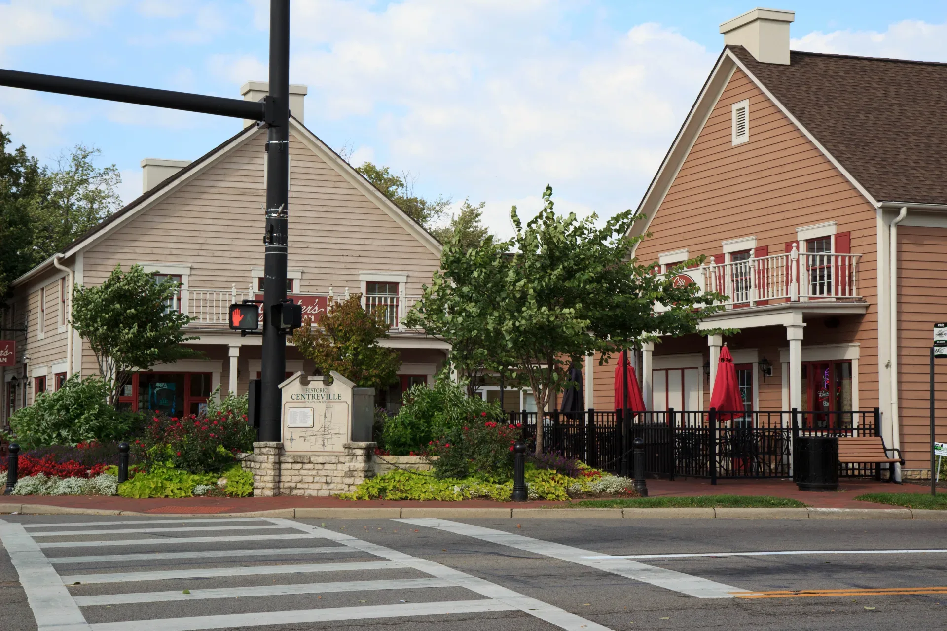 A residential street in Centerville, OH